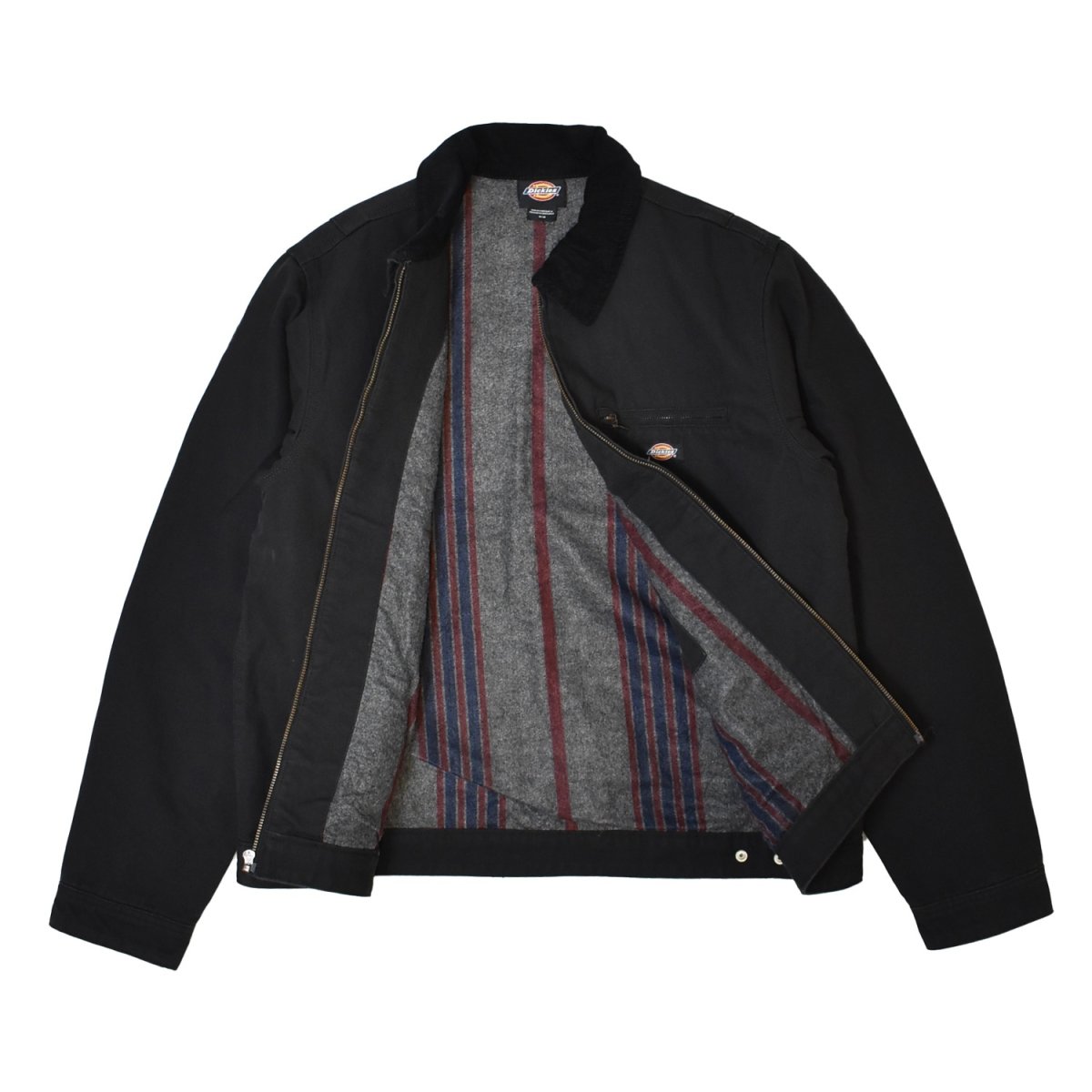 画像2: Dickies Blanket Lined Duck Jacket - Black (2)