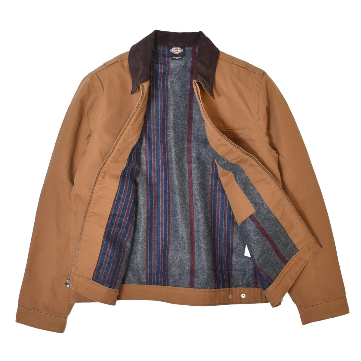 画像2: Dickies Blanket Lined Duck Jacket - Brown (2)