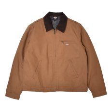 画像1: Dickies Blanket Lined Duck Jacket - Brown (1)