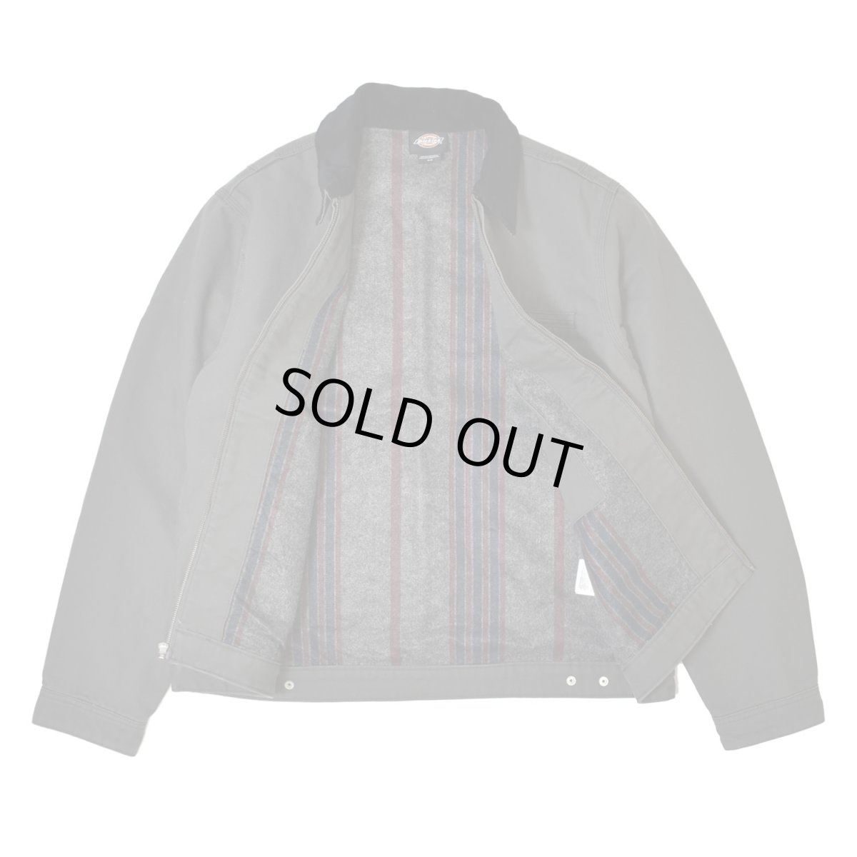 画像2: Dickies Blanket Lined Duck Jacket - Slate (2)