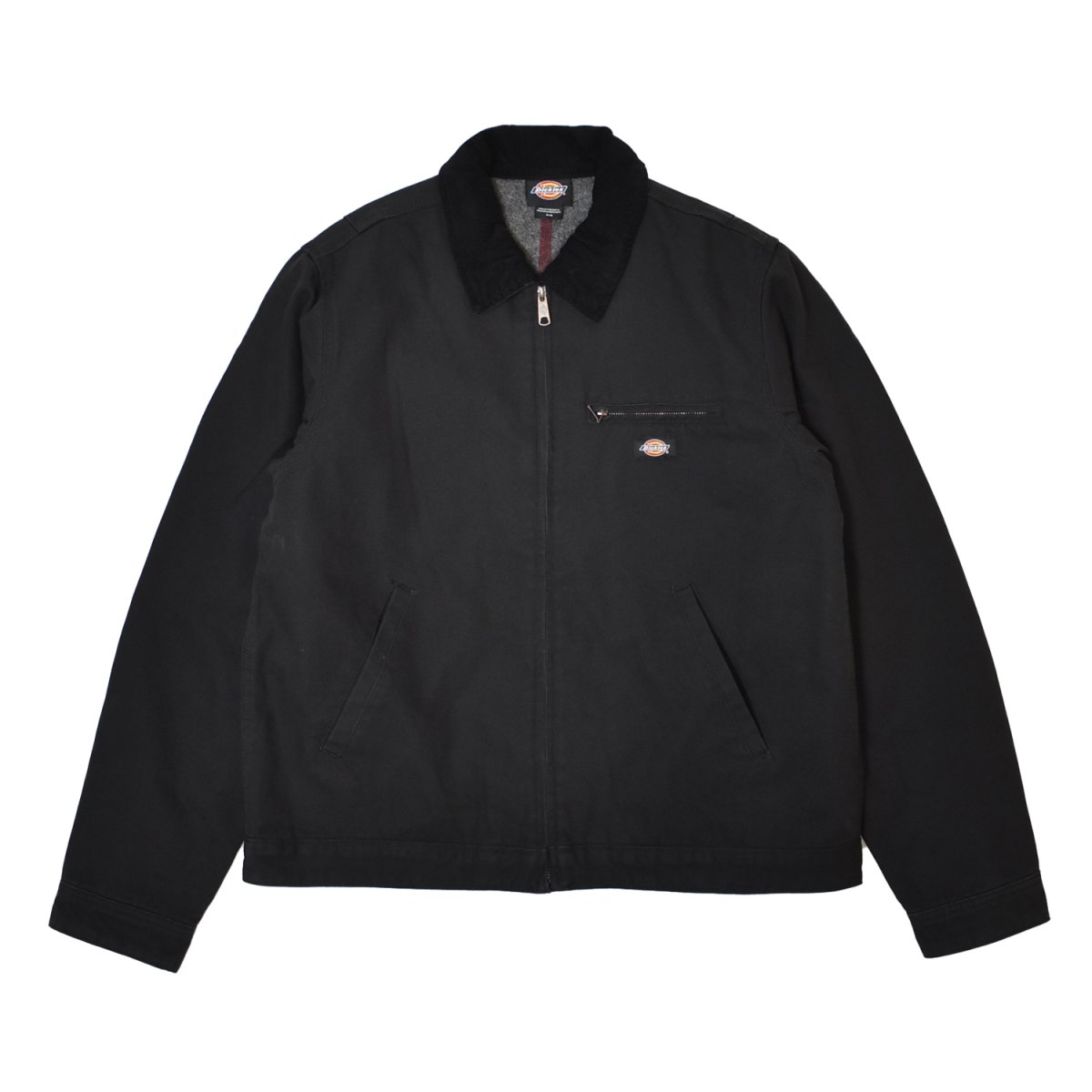 画像1: Dickies Blanket Lined Duck Jacket - Black (1)