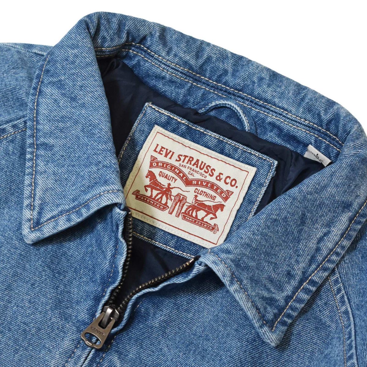 画像4: Levi's Denim Swing Top Jacket - Medium Indigo (4)