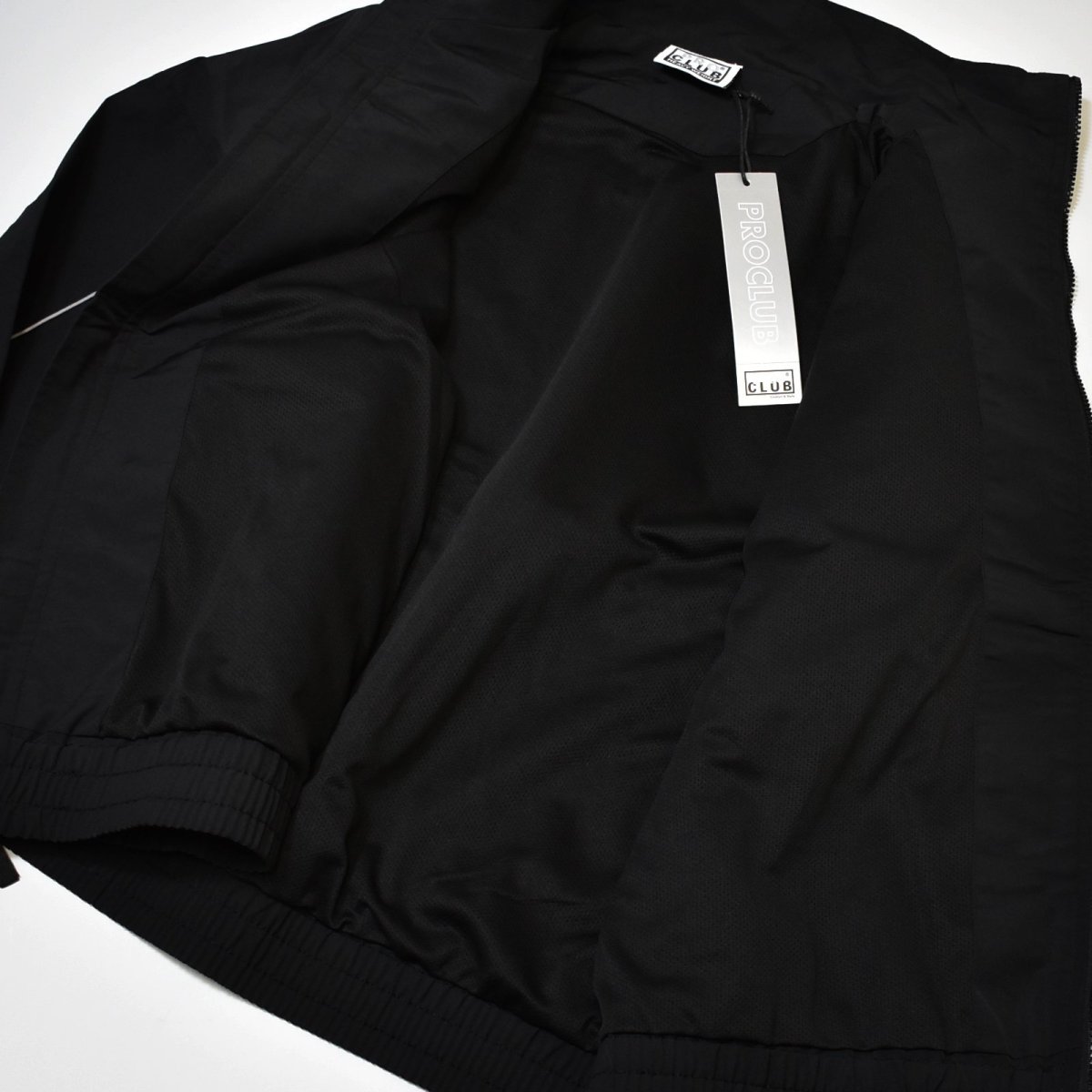 画像3: PRO CLUB Heavyweight Track Jacket - Black (3)
