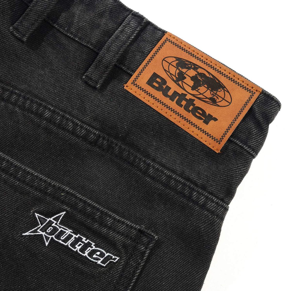 画像3: Butter Goods Racer Denim Jeans - Black (3)