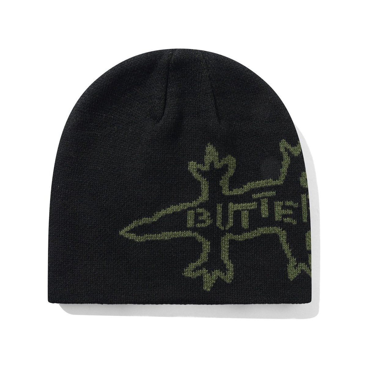 画像1: Butter Goods Reptile Skully Beanie - Black (1)