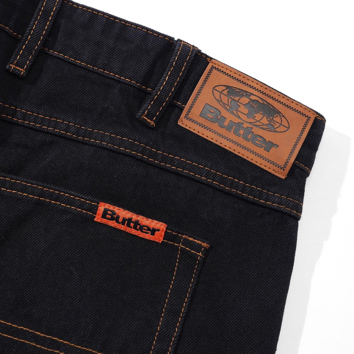 画像4: Butter Goods Baggy Denim Jeans - Washed Black (4)
