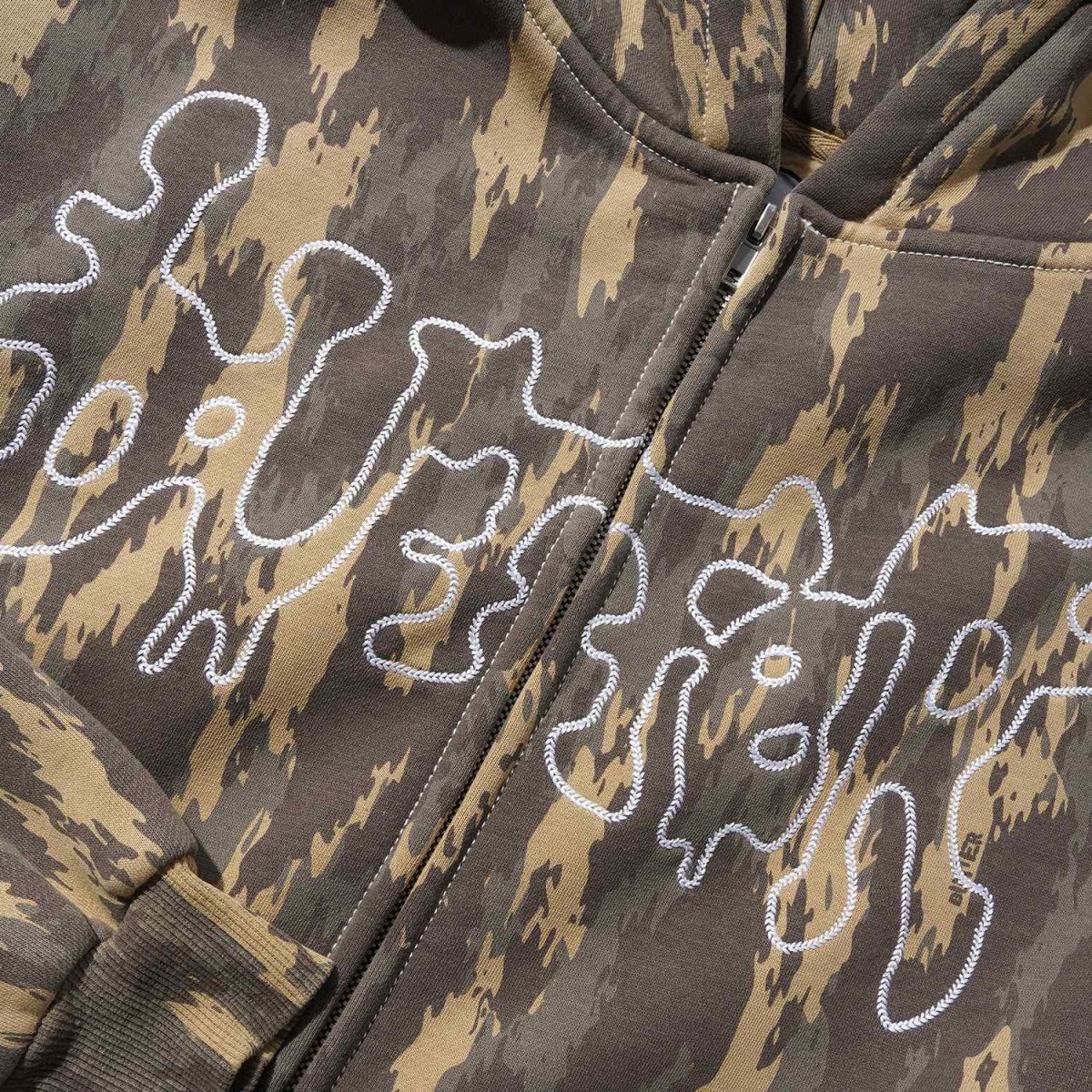 画像2: Butter Goods Blotch Zip Thru Hood - Camo (2)