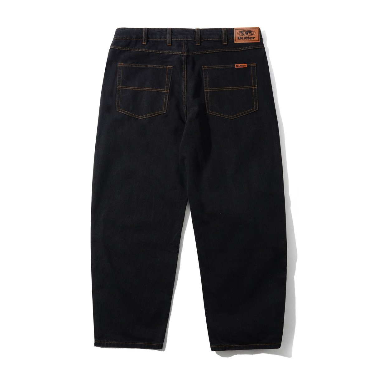 画像2: Butter Goods Baggy Denim Jeans - Washed Black (2)