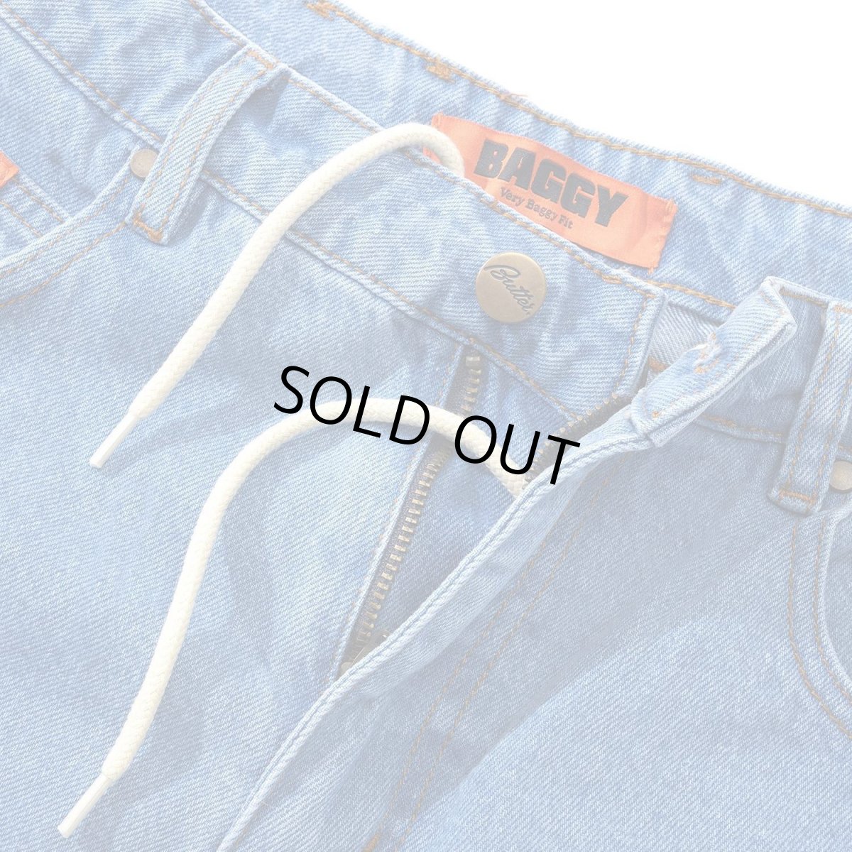 画像3: Butter Goods Baggy Denim Jeans - Washed Indigo (3)
