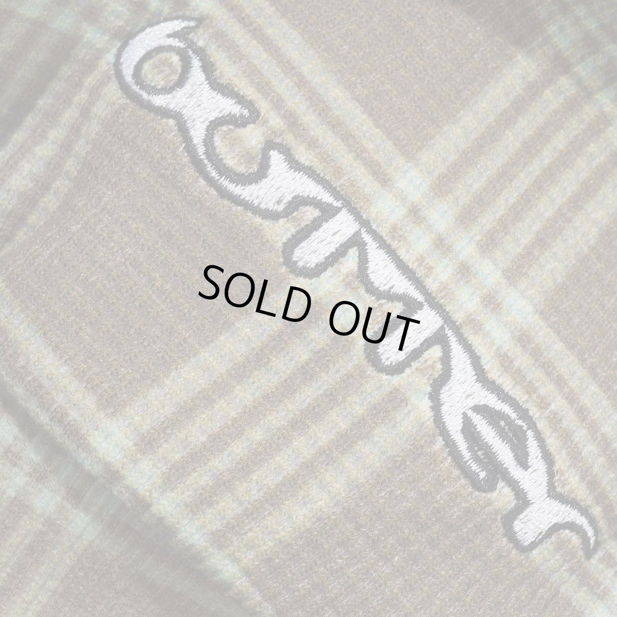 画像2: Butter Goods Waffle Zip Thru Hood - Plaid (2)