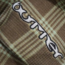 画像2: Butter Goods Waffle Zip Thru Hood - Plaid (2)