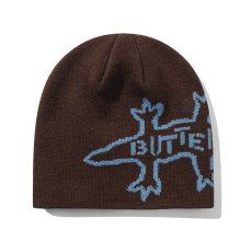 画像1: Butter Goods Reptile Skully Beanie - Brown (1)