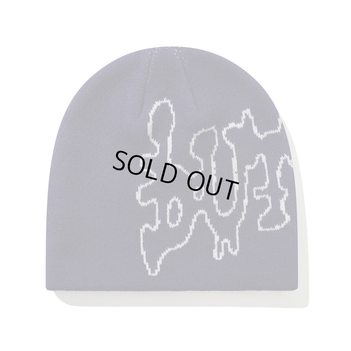 画像1: Butter Goods Blotch Skully Beanie - Navy (1)