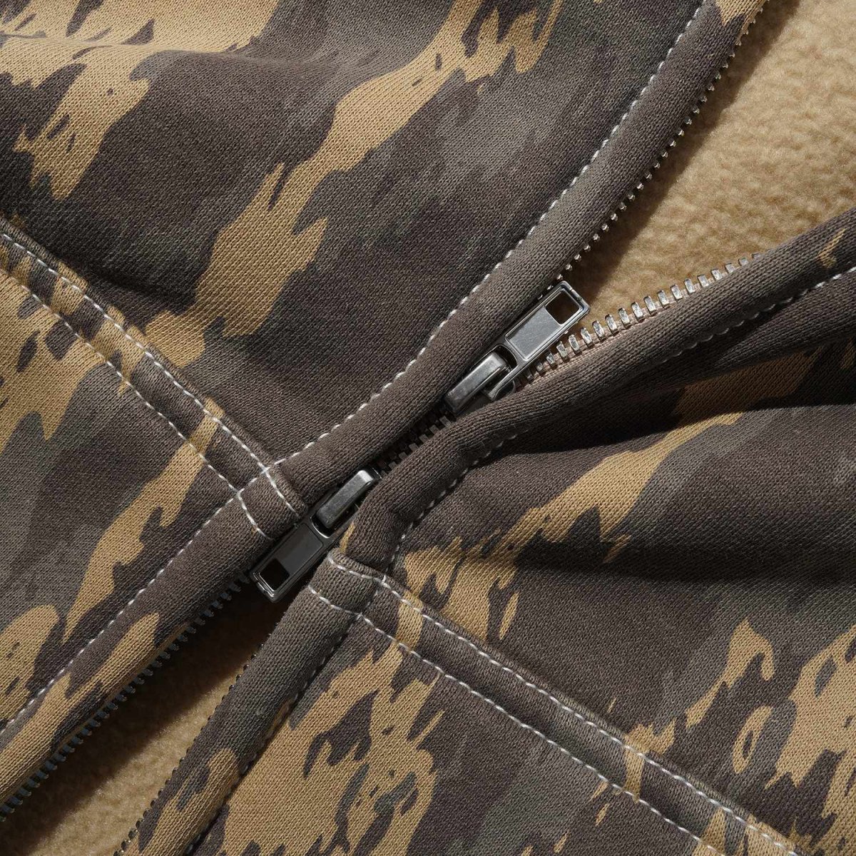 画像3: Butter Goods Blotch Zip Thru Hood - Camo (3)