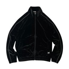 画像1: PRO CLUB Comfort Velour Track Jacket - Black (1)