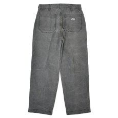 画像2: OBEY Commons Wrinkle Wash Jeans - Black (2)