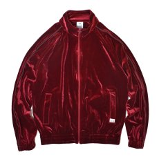 画像1: PRO CLUB Comfort Velour Track Jacket - Burgundy (1)