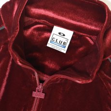 画像3: PRO CLUB Comfort Velour Track Jacket - Burgundy (3)