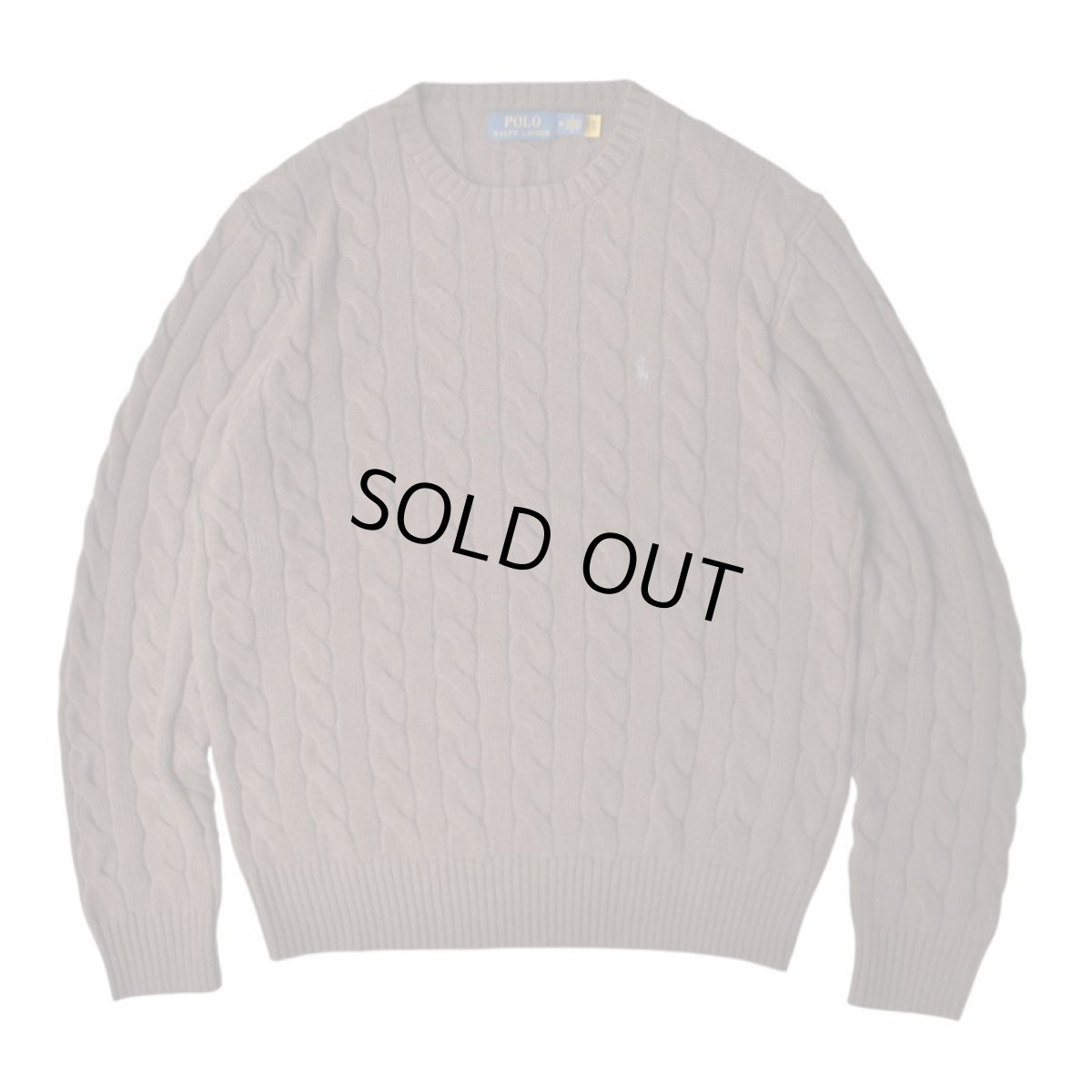 画像1: Polo Ralph Lauren Roving Cotton Crewneck Sweater - Brown (1)