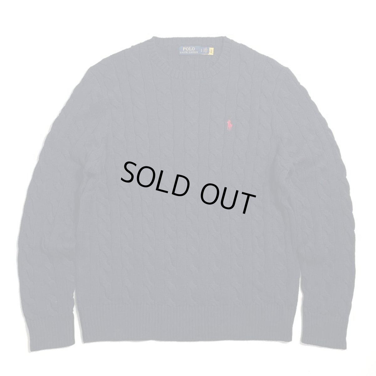 画像1: Polo Ralph Lauren Roving Cotton Crewneck Sweater - Navy (1)