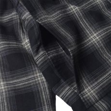 画像5: Old Navy Insulated Cropped Flannel Shacket - Black Plaid (5)