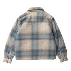 画像2: Old Navy Insulated Cropped Flannel Shacket - White Plaid (2)