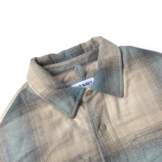 画像3: Old Navy Insulated Cropped Flannel Shacket - White Plaid (3)