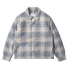 画像1: Old Navy Insulated Cropped Flannel Shacket - Pink Plaid (1)