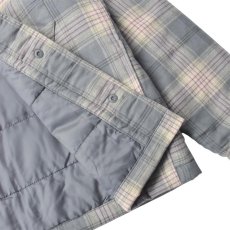 画像4: Old Navy Insulated Cropped Flannel Shacket - Pink Plaid (4)