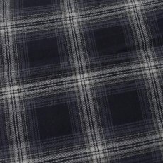 画像8: Old Navy Insulated Cropped Flannel Shacket - Black Plaid (8)