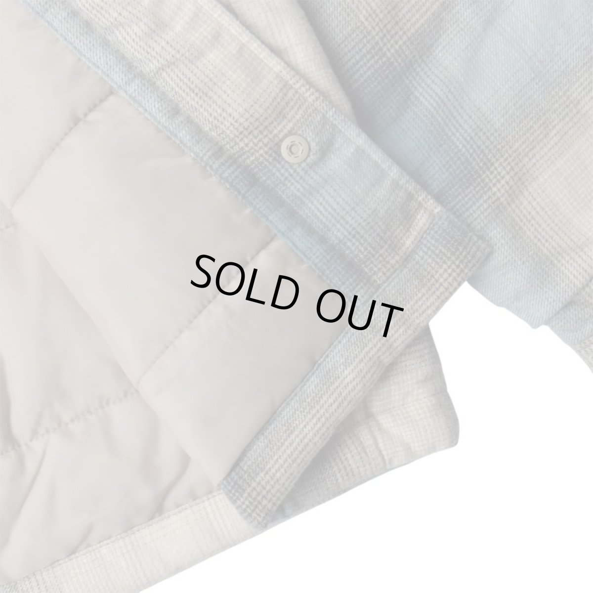 画像5: Old Navy Insulated Cropped Flannel Shacket - White Plaid (5)