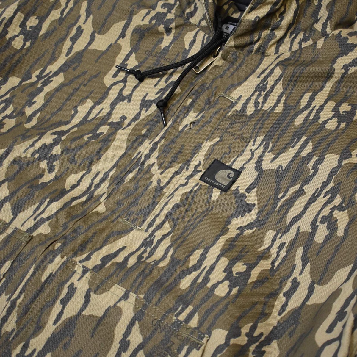 画像7: Carhartt USA Rugged Flex® Duck Loose Fit Insulated Camo Active Jacket - Mossy Oak Bottomland (7)