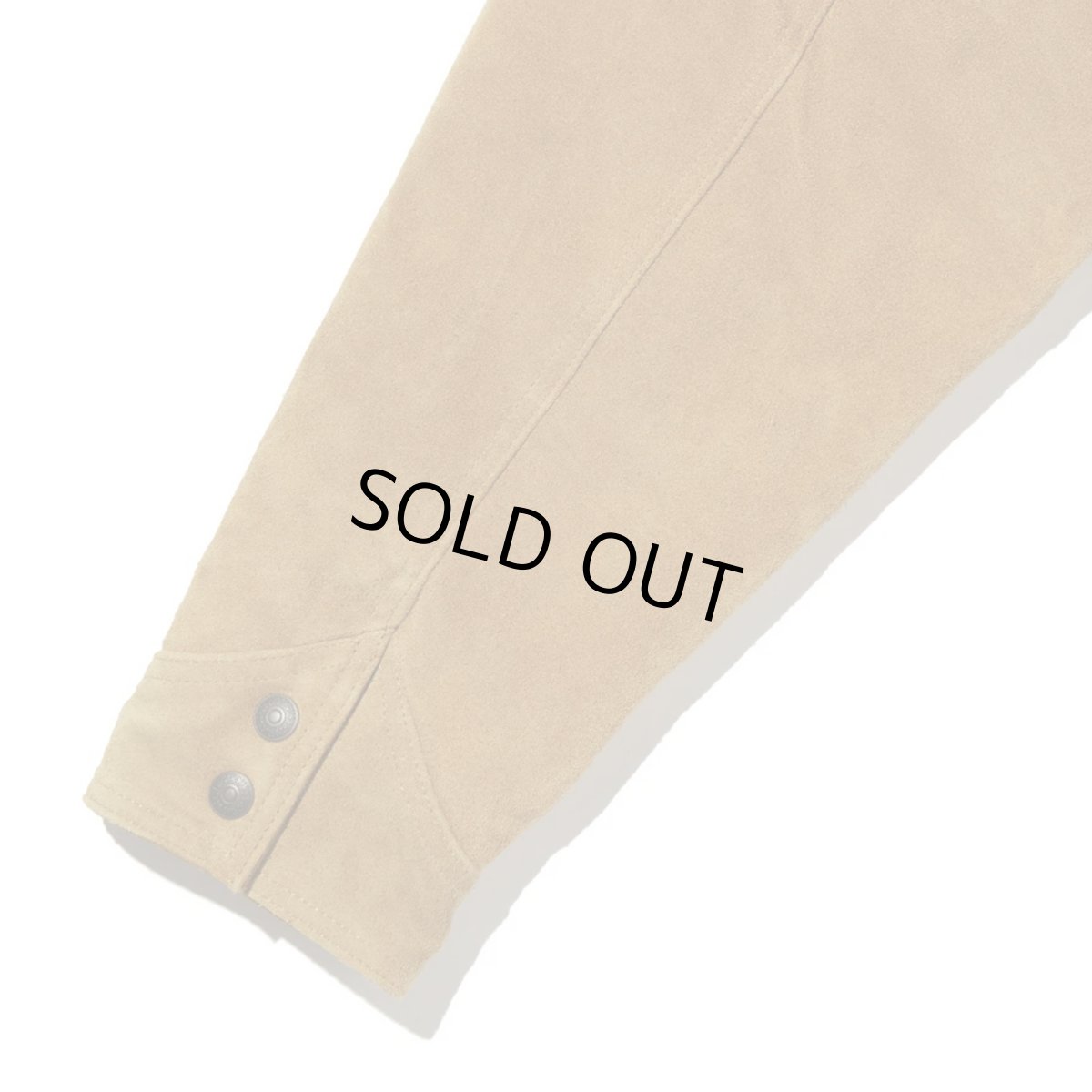 画像4: Levi's Leather Collection Western Suede Sherpa Trucker Jacket - Brown (4)