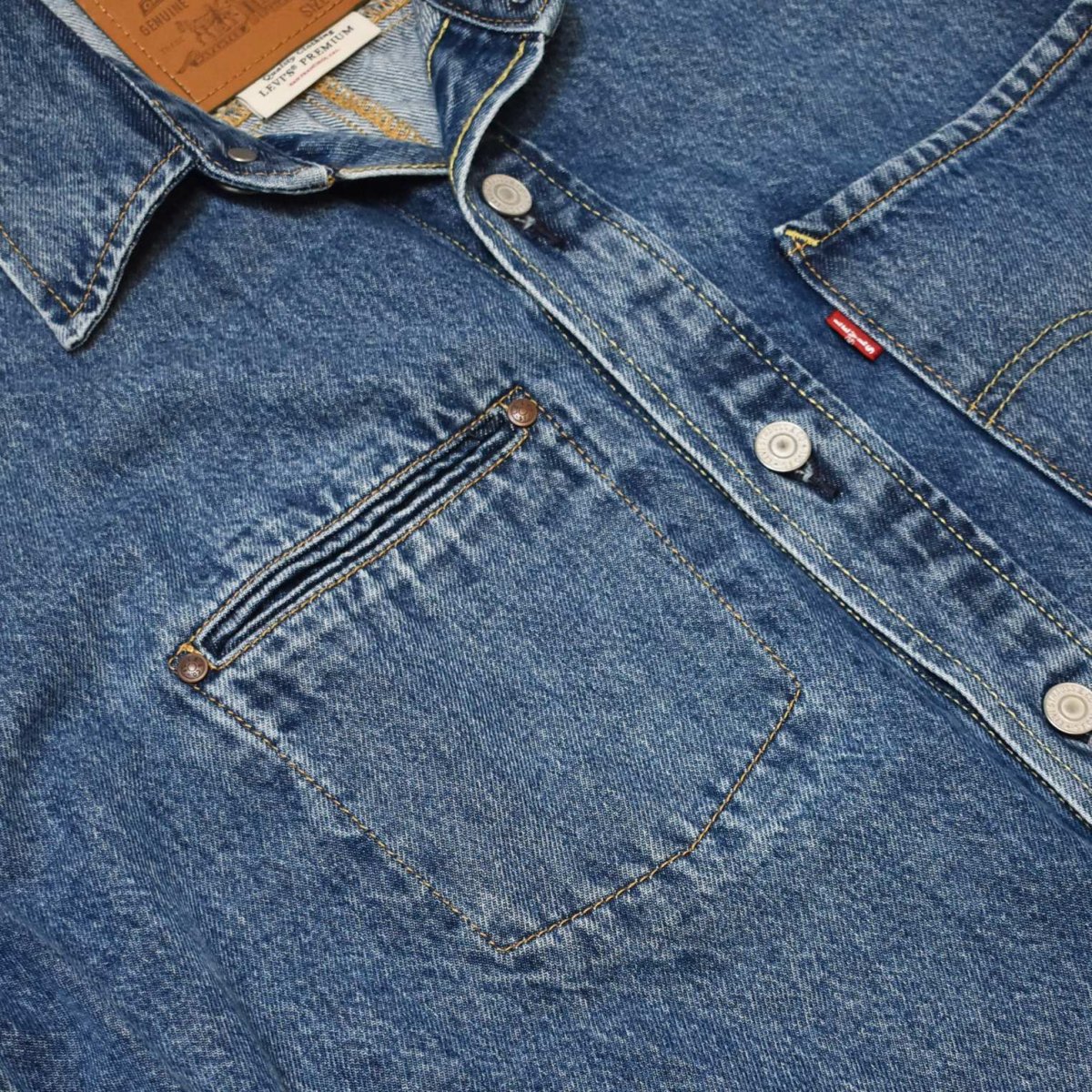 画像3: Levi's Twisted Shirts Jacket - Indigo (3)