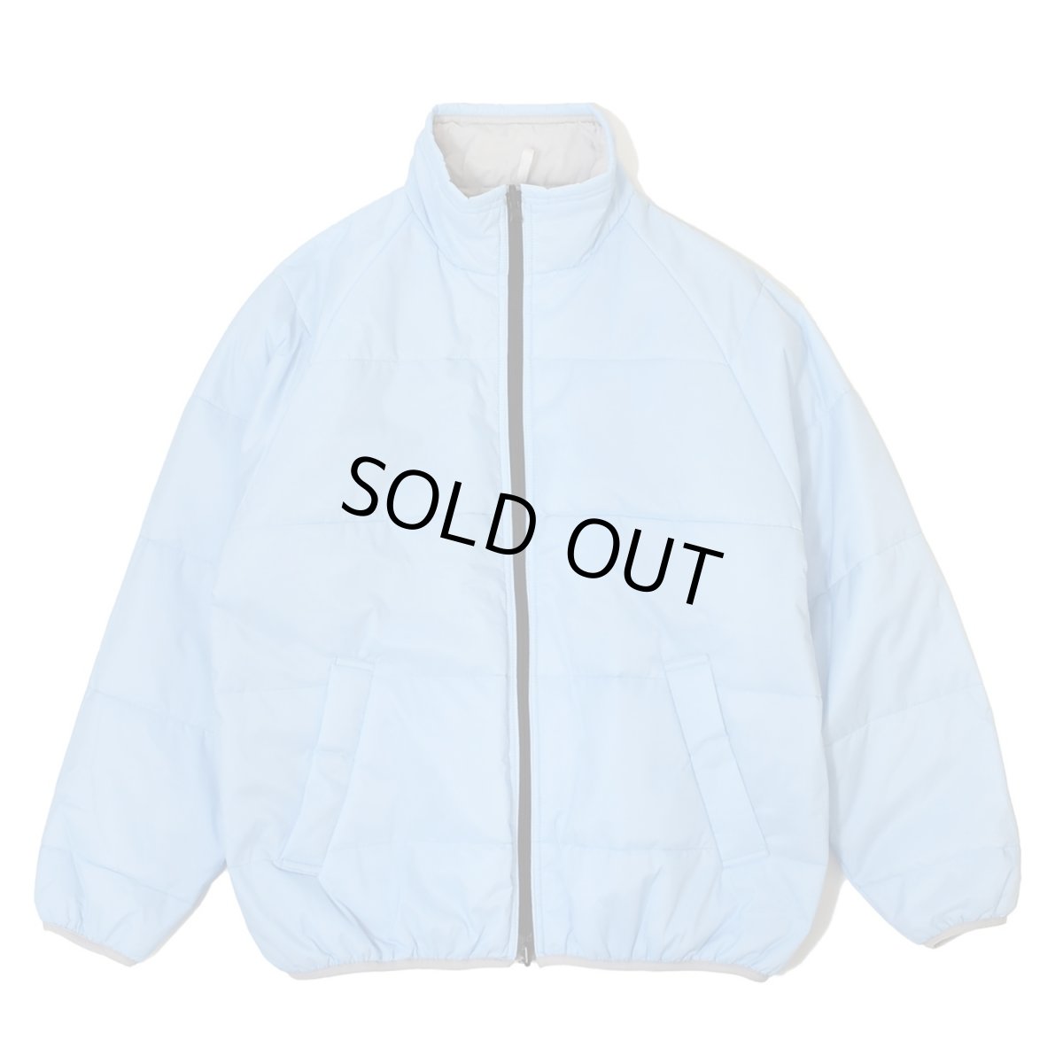 画像2: RAWDRIP 3M Thinsulate Reversible Puff Jacket - Lt Grey/Sax (2)