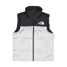 画像1: The North Face USA 1996 Retro Nuptse Vest - White Dune (1)