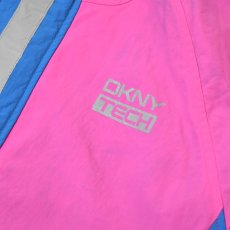 画像7: DKNY TECH Fleece Lined Hooded Jacket - Pink/Blue (7)