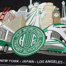 画像6: HUF Global Transit Varsity Jacket - Navy (6)