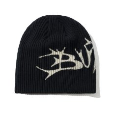 画像1: Butter Goods Scrawling Skully Beanie - Black (1)