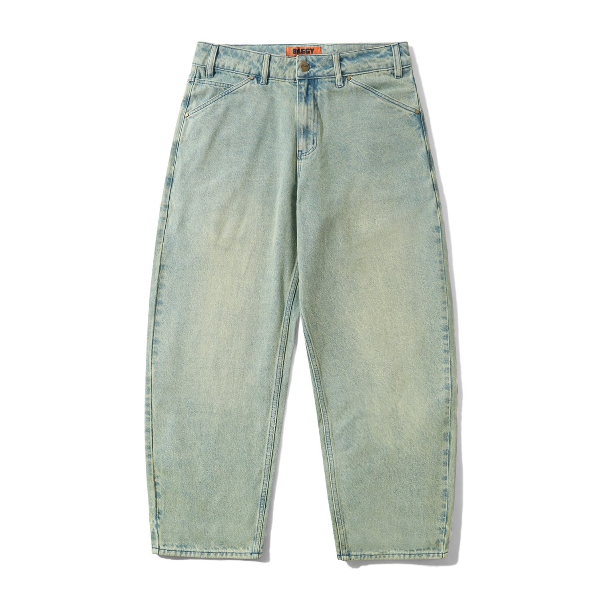 画像1: Butter Goods Trim Denim Jeans - Sunfade Blue (1)