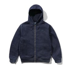 画像1: Butter Goods Hooded Work Jacket - Rinsed Indigo (1)