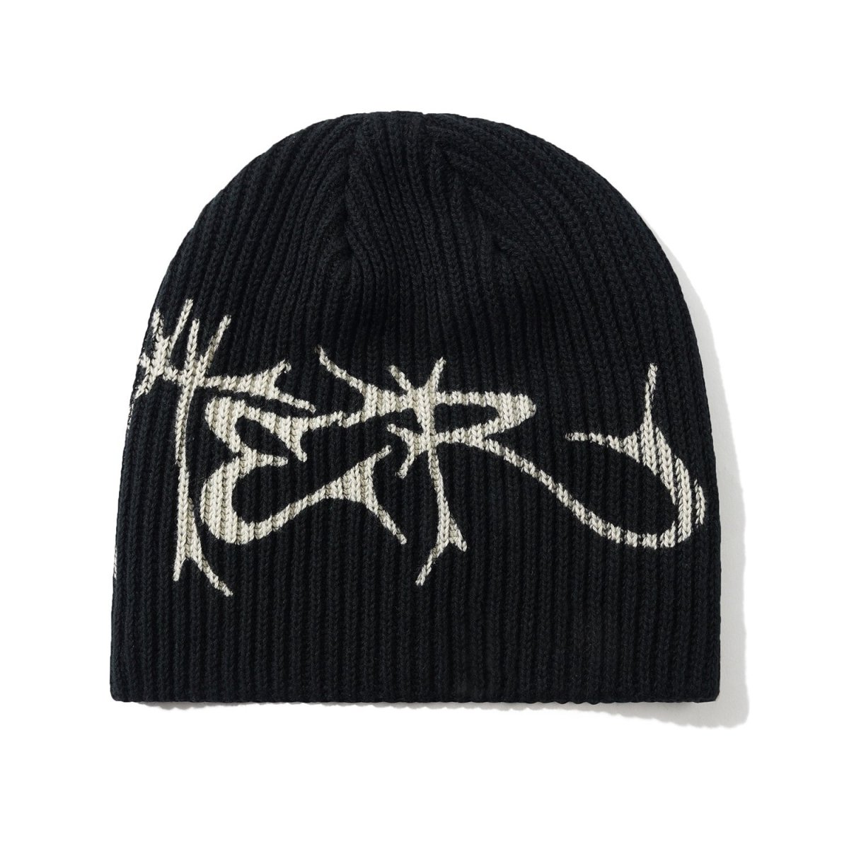 画像2: Butter Goods Scrawling Skully Beanie - Black (2)