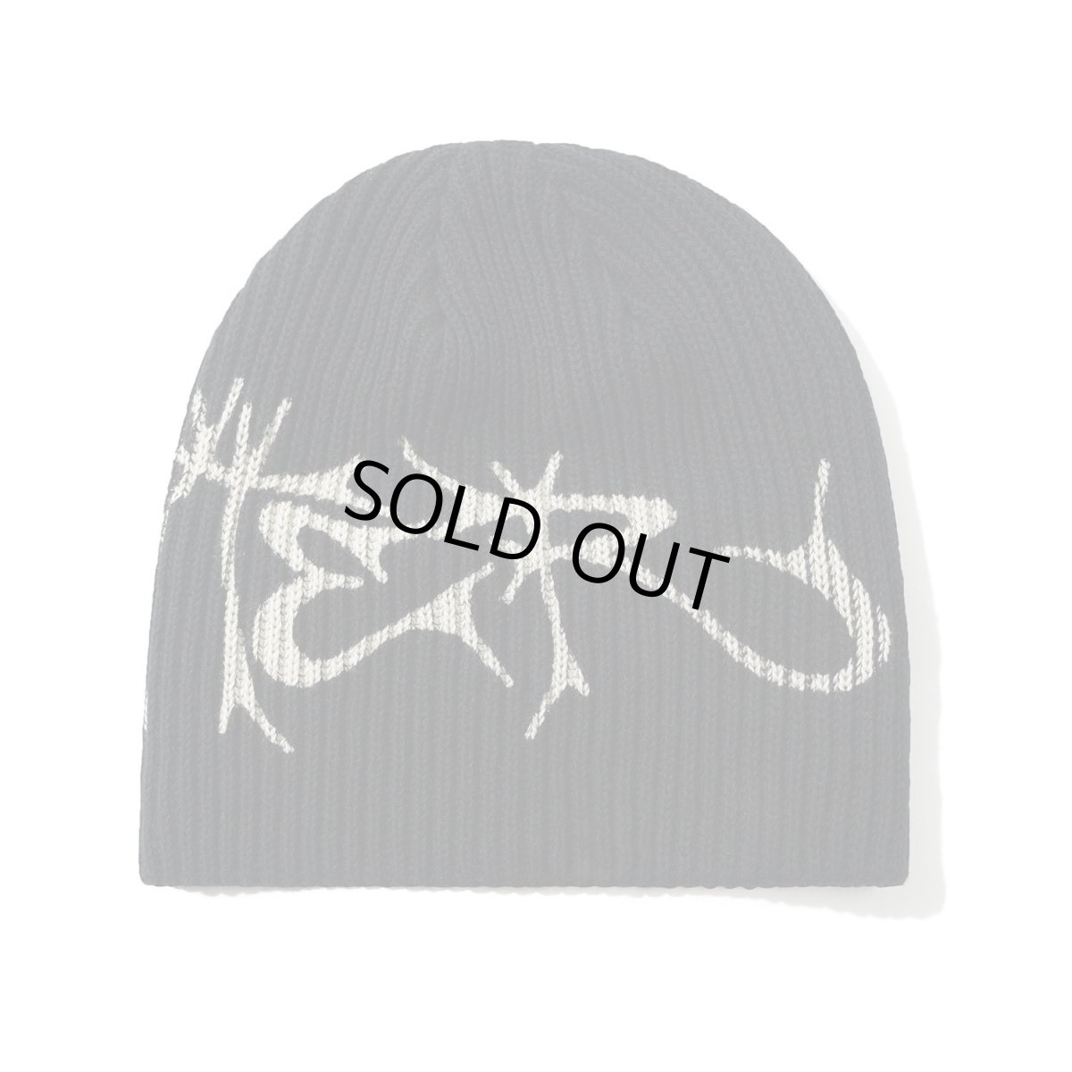 画像2: Butter Goods Scrawling Skully Beanie - Black (2)