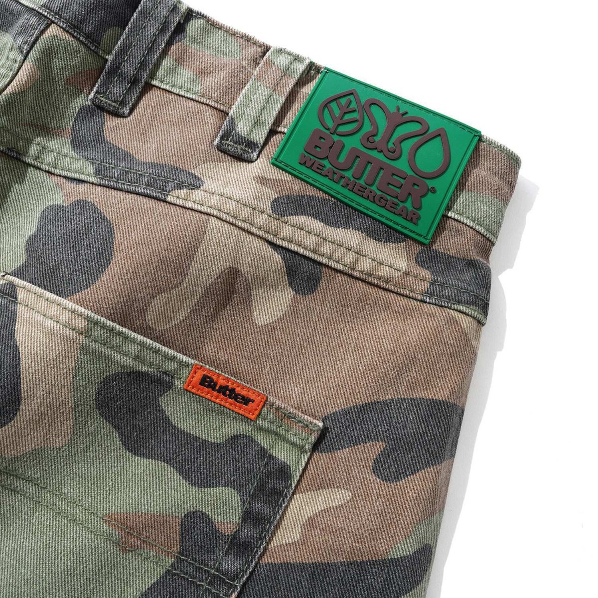 画像5: Butter Goods Weathergear Denim Jeans - Woodland Camo (5)