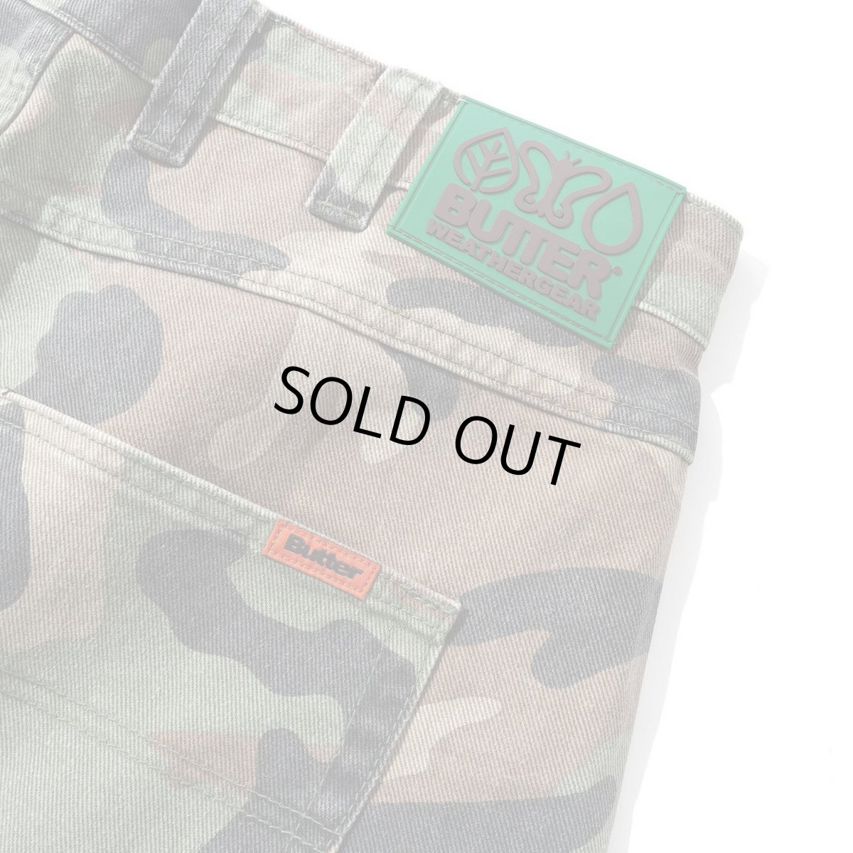 画像5: Butter Goods Weathergear Denim Jeans - Woodland Camo (5)