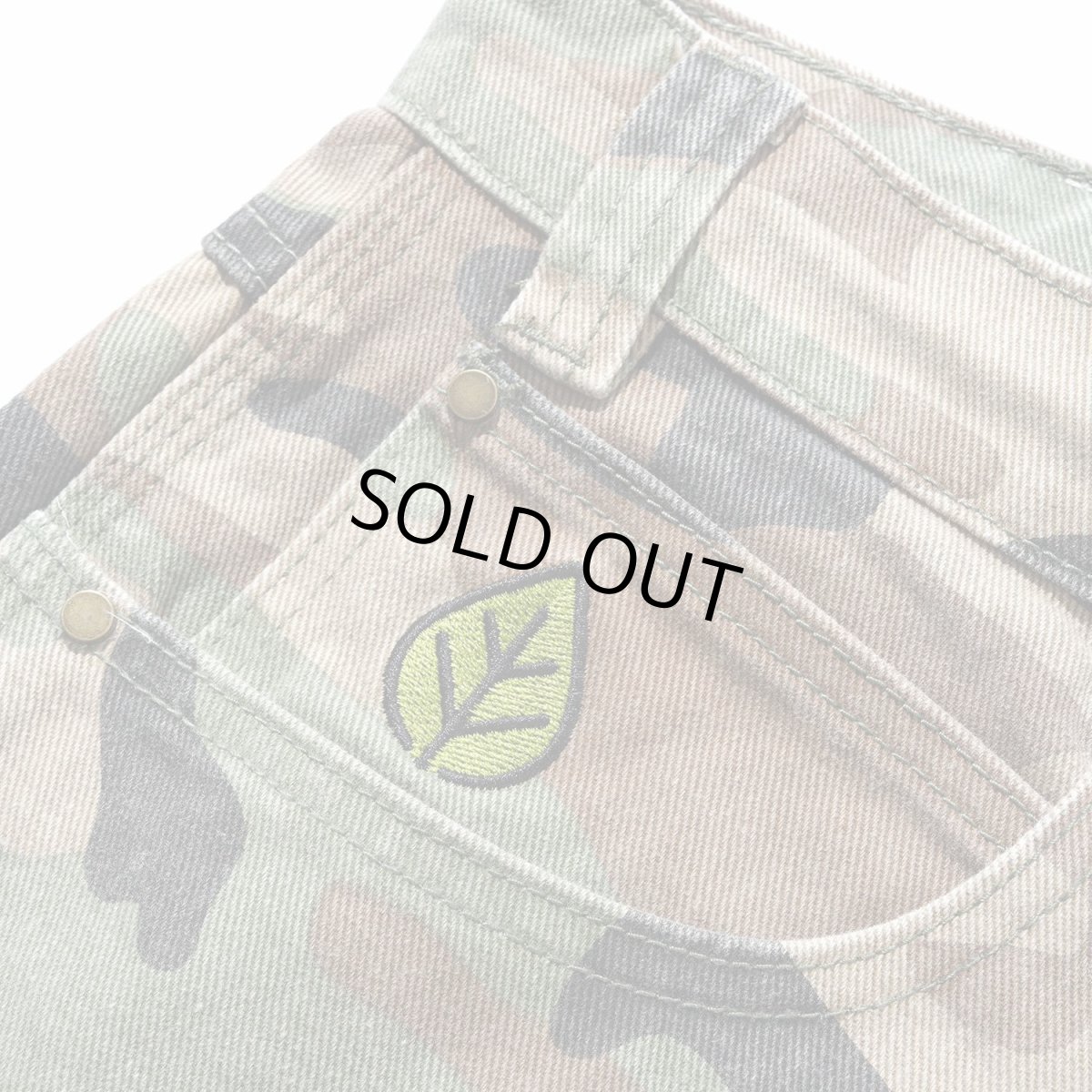 画像4: Butter Goods Weathergear Denim Jeans - Woodland Camo (4)