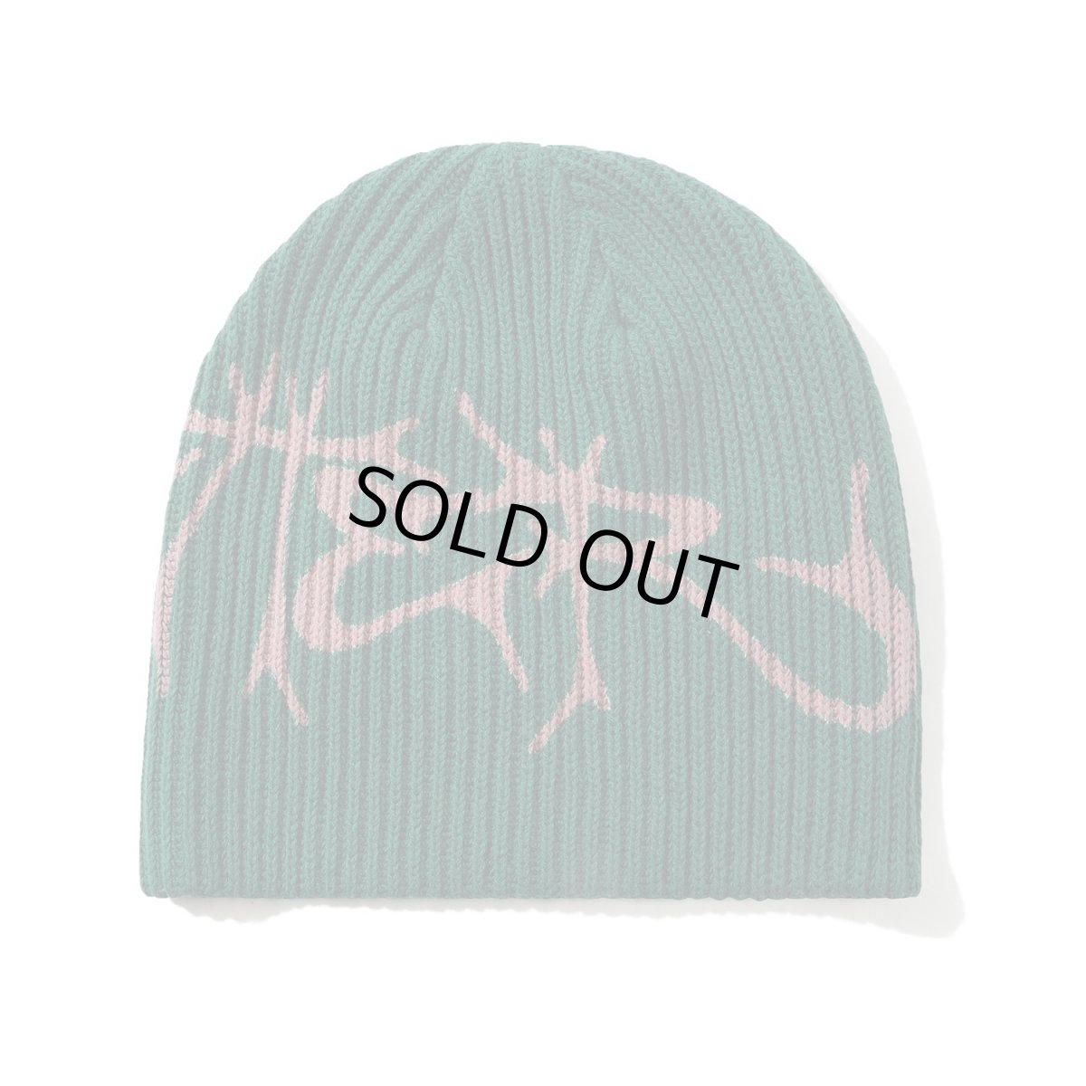 画像2: Butter Goods Scrawling Skully Beanie - Forest (2)