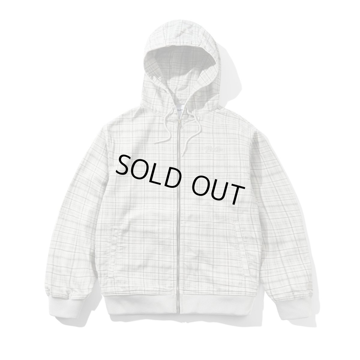 画像1: Butter Goods Hooded Work Jacket - Grey Plaid (1)
