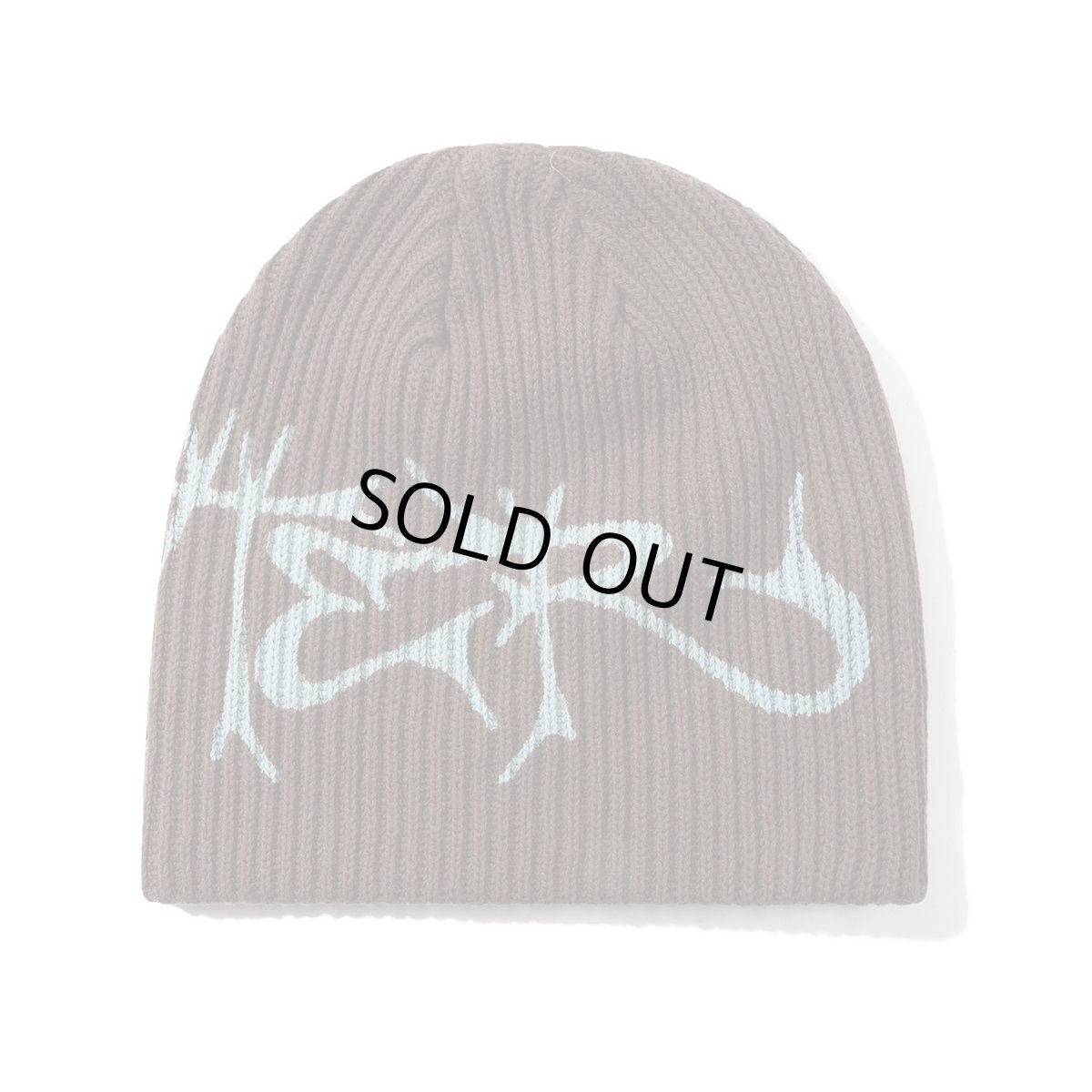 画像2: Butter Goods Scrawling Skully Beanie - Brown (2)