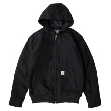 画像1: Carhartt USA J130(104050) Washed Duck Insulated Active Jacket - Black (1)